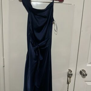 Elegant Navy Blue Dress